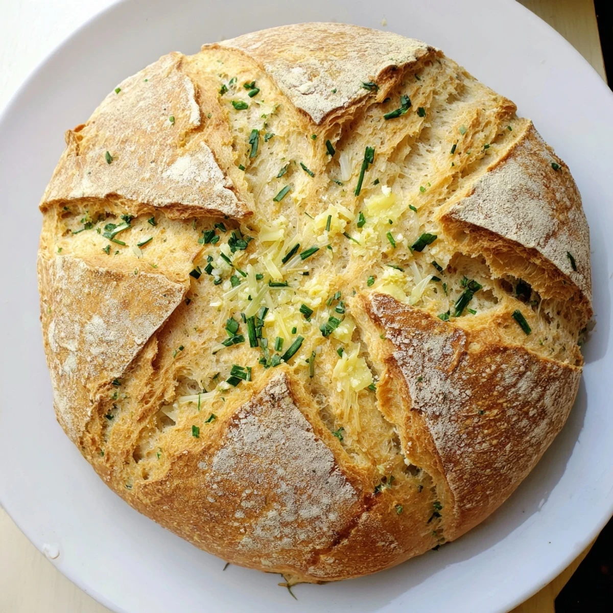 Golden, bubbly Cheesy Garlic Pull-Apart Bread with melted cheese and fresh garlic, ready to serve!