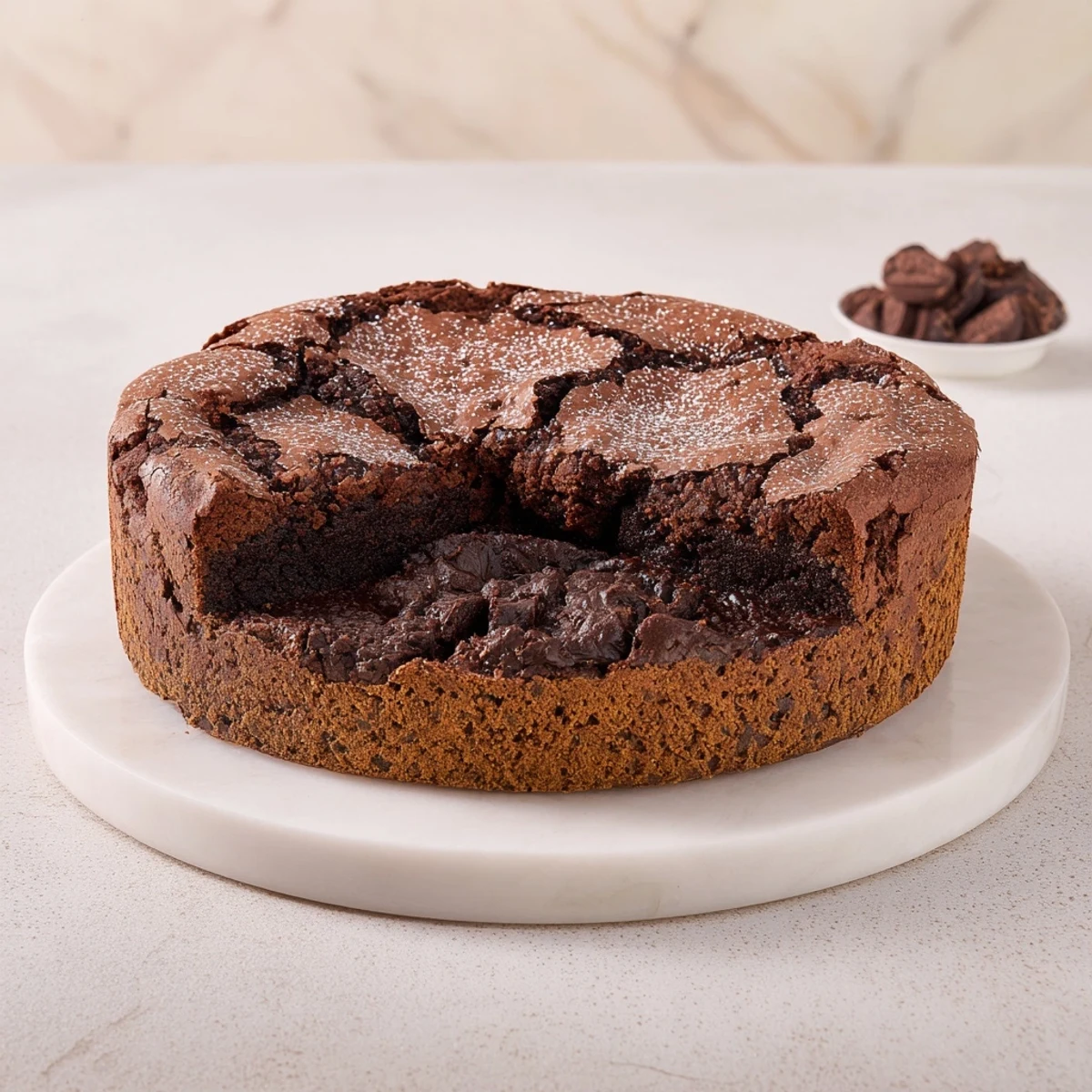 Decadent Dark Chocolate Brownie