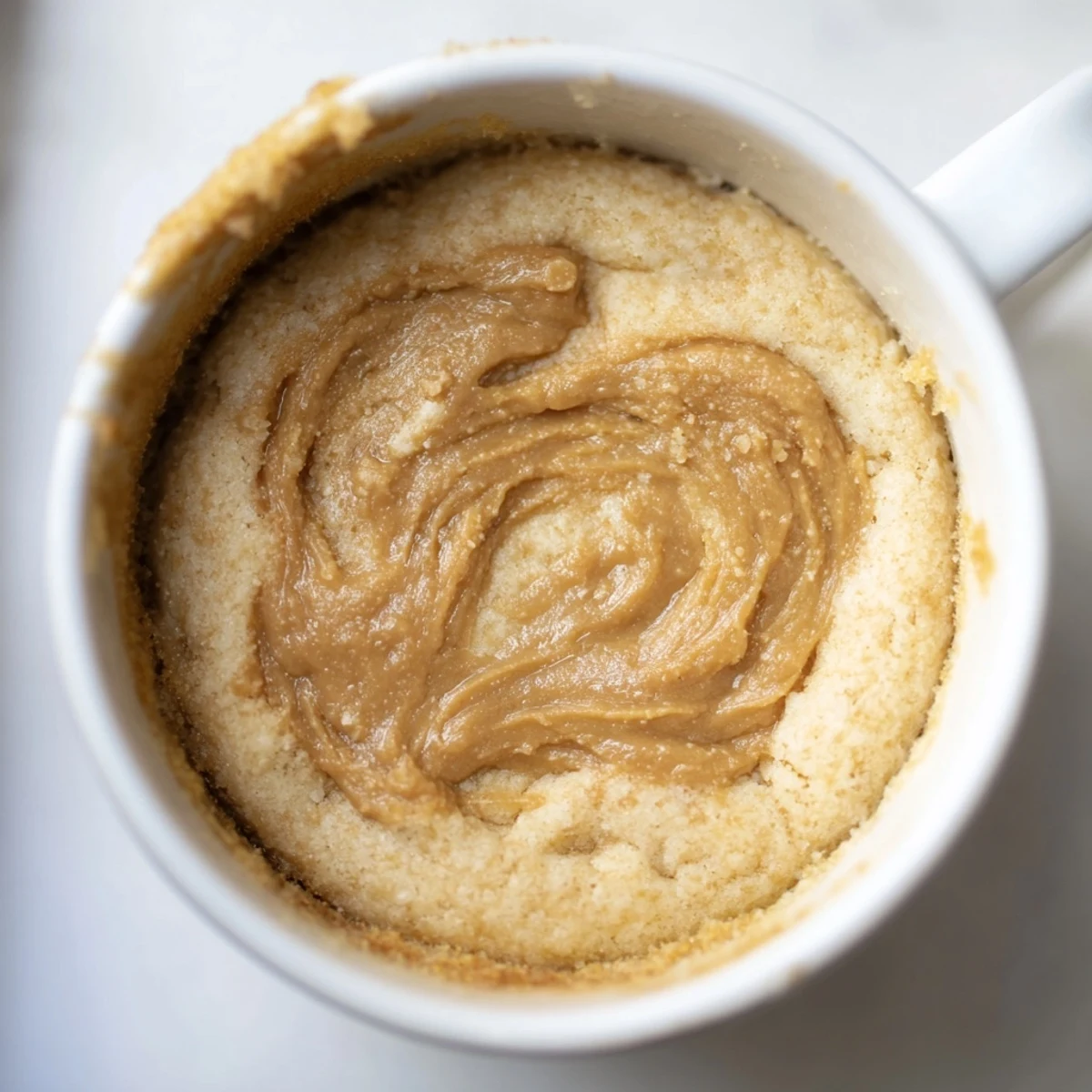 2-Minute Peanut Butter Cake