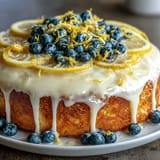 Lemon Blueberry Layer Cake