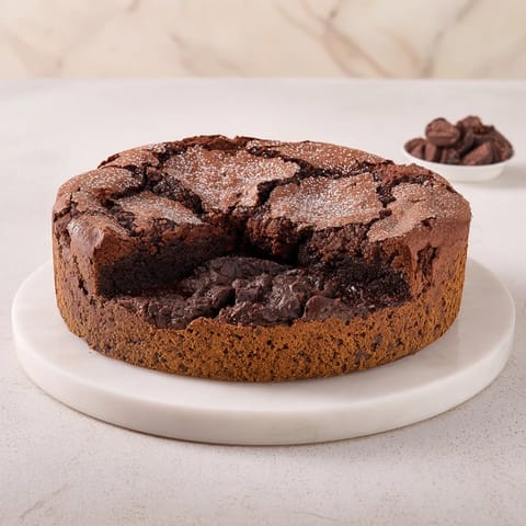 Decadent Dark Chocolate Brownie