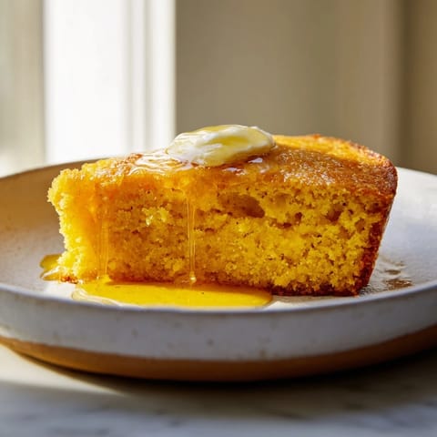Quick Skillet Cornbread Honey