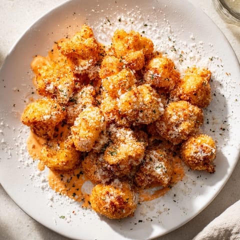 Crispy Air-Fryer Buffalo Cauliflower