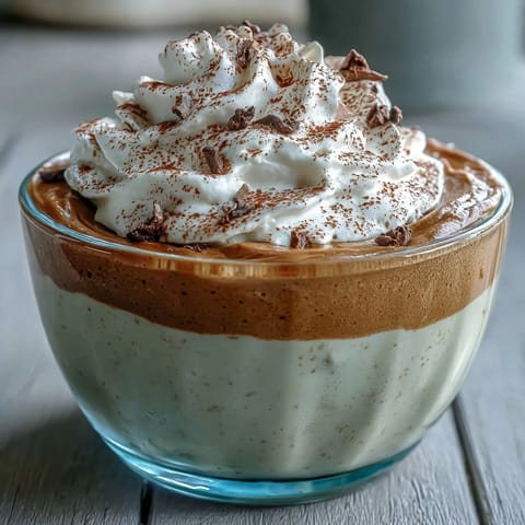 Creamy Hojicha Pudding in a ramekin with a spoon, showcasing the rich, roasted tea custard texture perfect for easy dessert lovers.