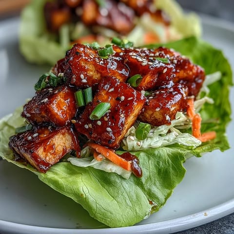 Vegan Sweet Chili Tofu Cups