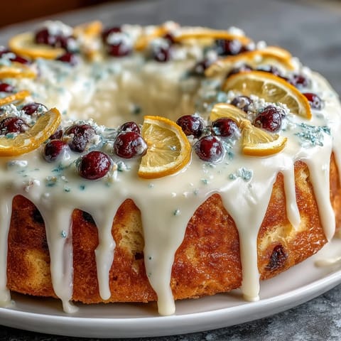 Vibrant lemon blueberry cake with fresh blueberries and creamy lemon frosting, perfect for spring birthdays.