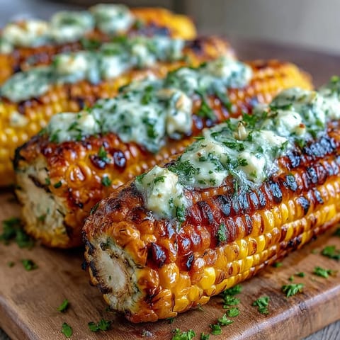 BBQ Corn Foil Herb Butter #281