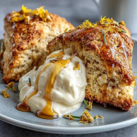 Spring Brunch Dandelion Honey