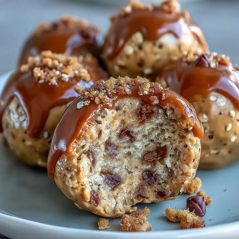 Snack-Sized Protein Balls with Peanut Butter and Oats ready to grab.