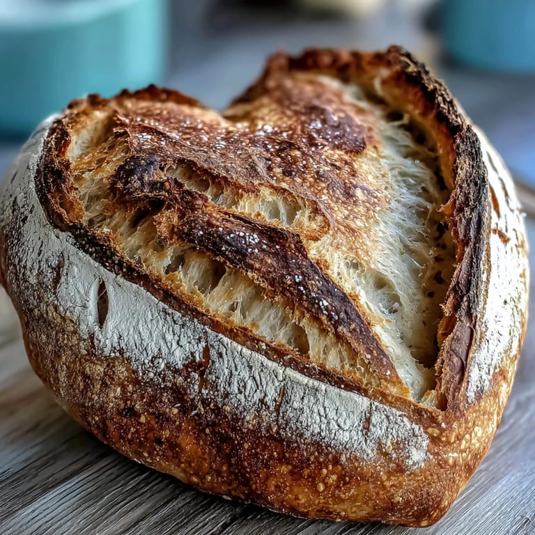 Two small heart-shaped sourdough loaves with decorative scoring and dusting, perfect for a special occasion or edible gift.