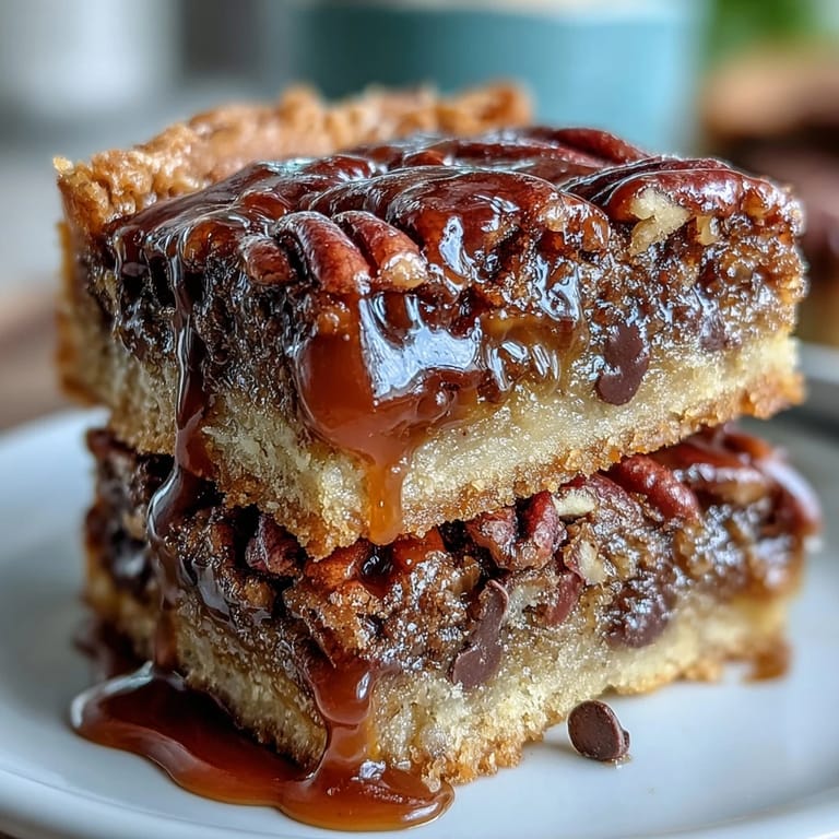 Rich Kentucky Derby Pecan Pie Bars featuring a golden shortbread base and a sweet, nutty topping, perfect for Derby Day celebrations or holiday desserts.