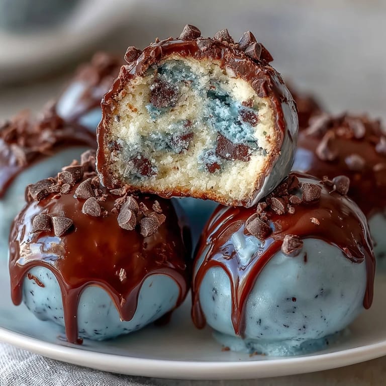 Adorable robins egg blue cake pops with chocolate speckles, ideal for Easter or baby shower celebrations.