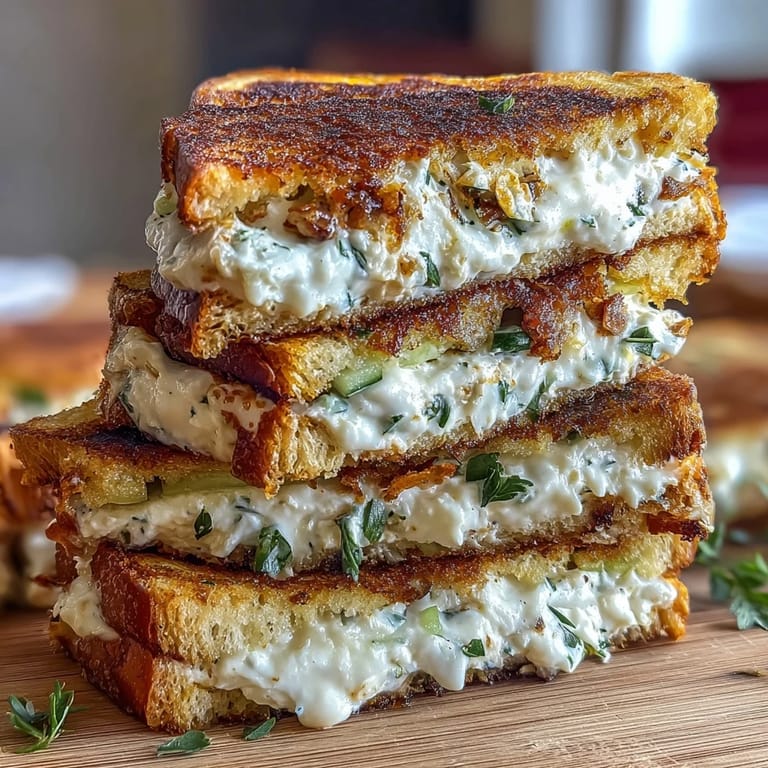 Elegant tea sandwiches featuring tangy lemon butter spread over soft bread, layered with cucumber and fresh herbs for a refined bite.