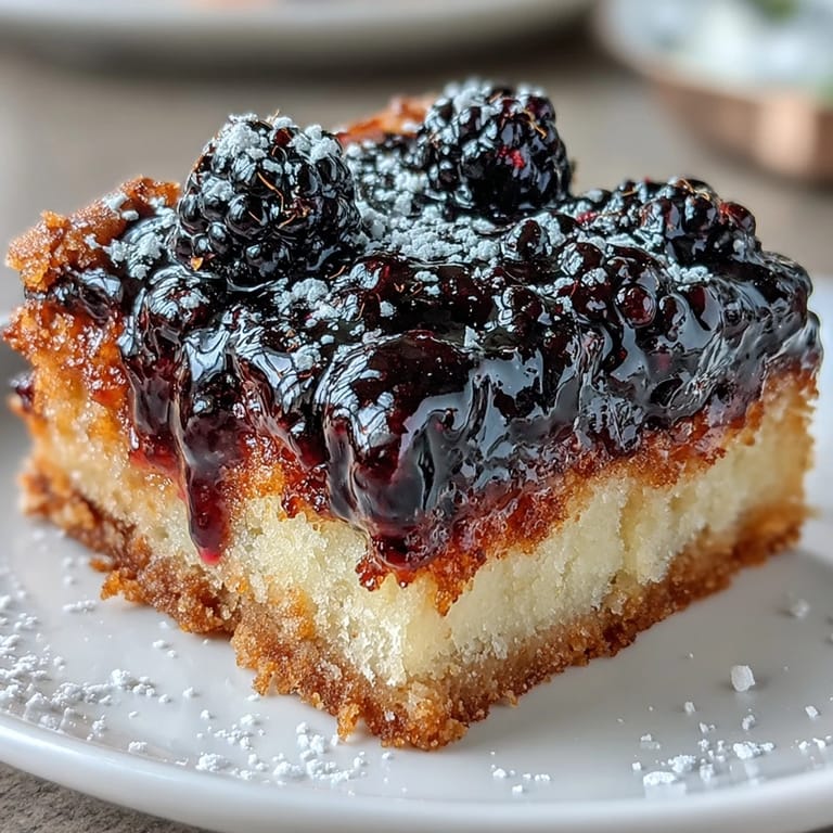 Sweet and tart blackberry lemon bars, a delightful treat for any occasion.